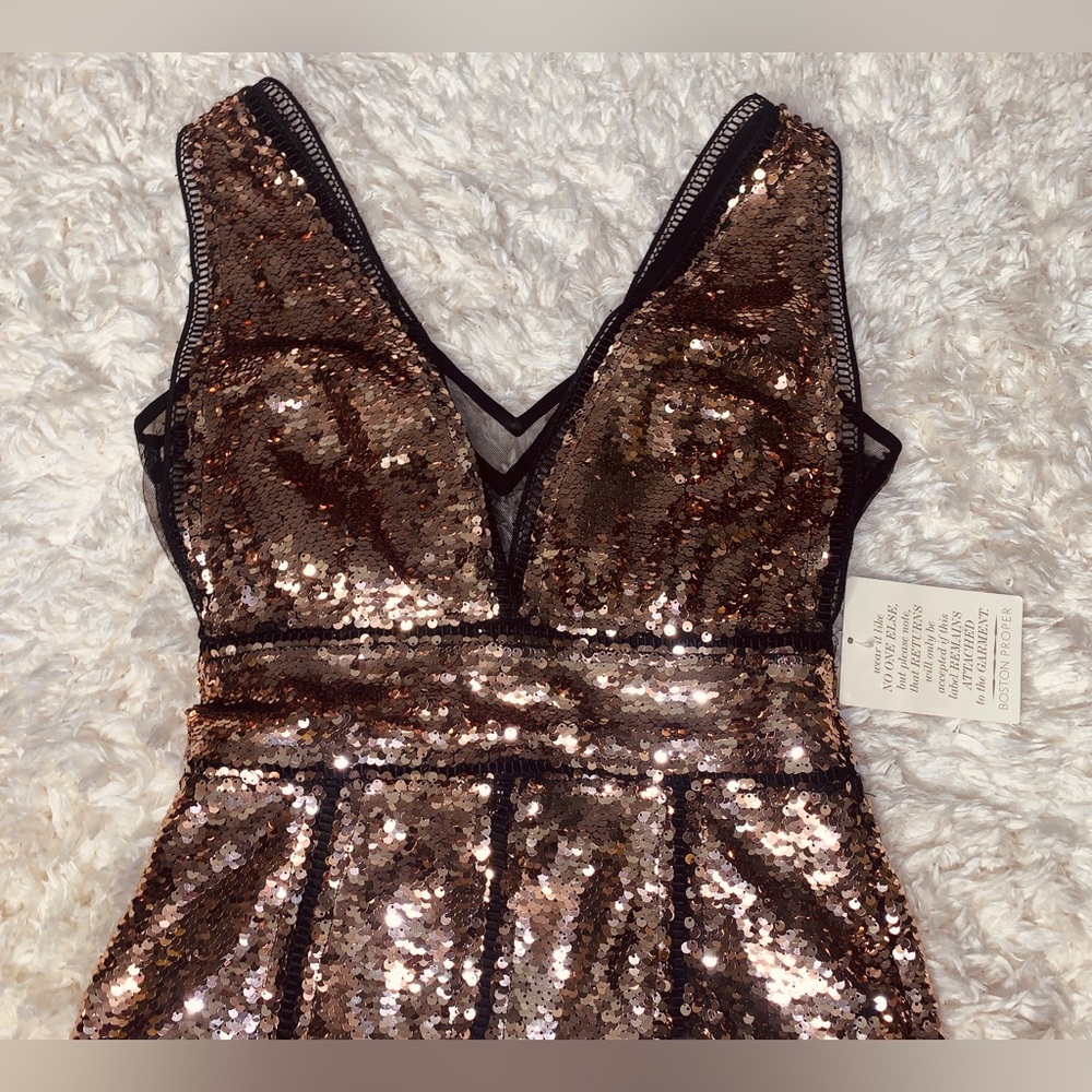 New Boston Proper Sequin Sparkle Dress size XS gorgeous - Picture 6 of 11